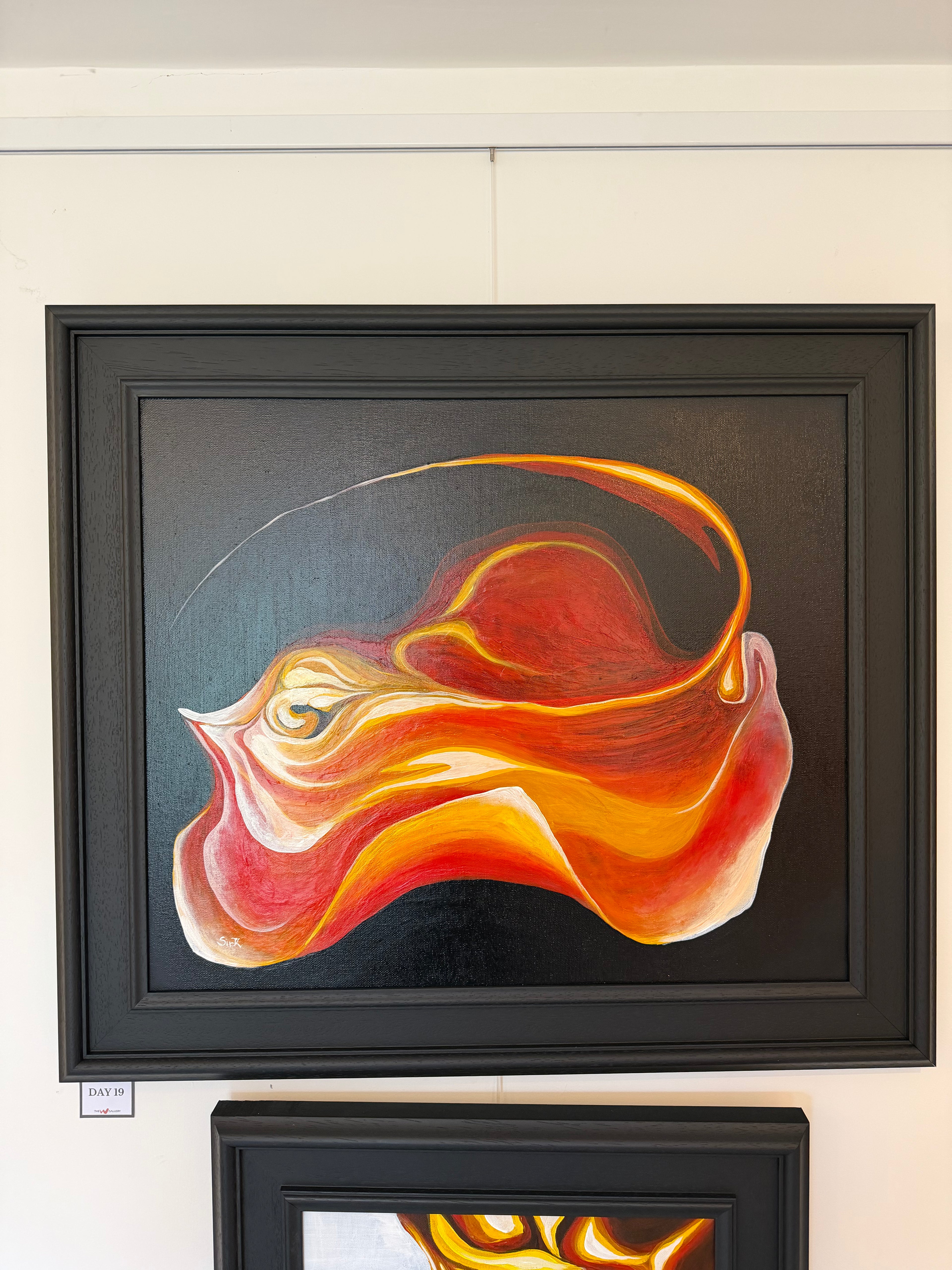 Day 19 Stingray on canvas