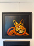 Day 17 Fennec Fox on canvas