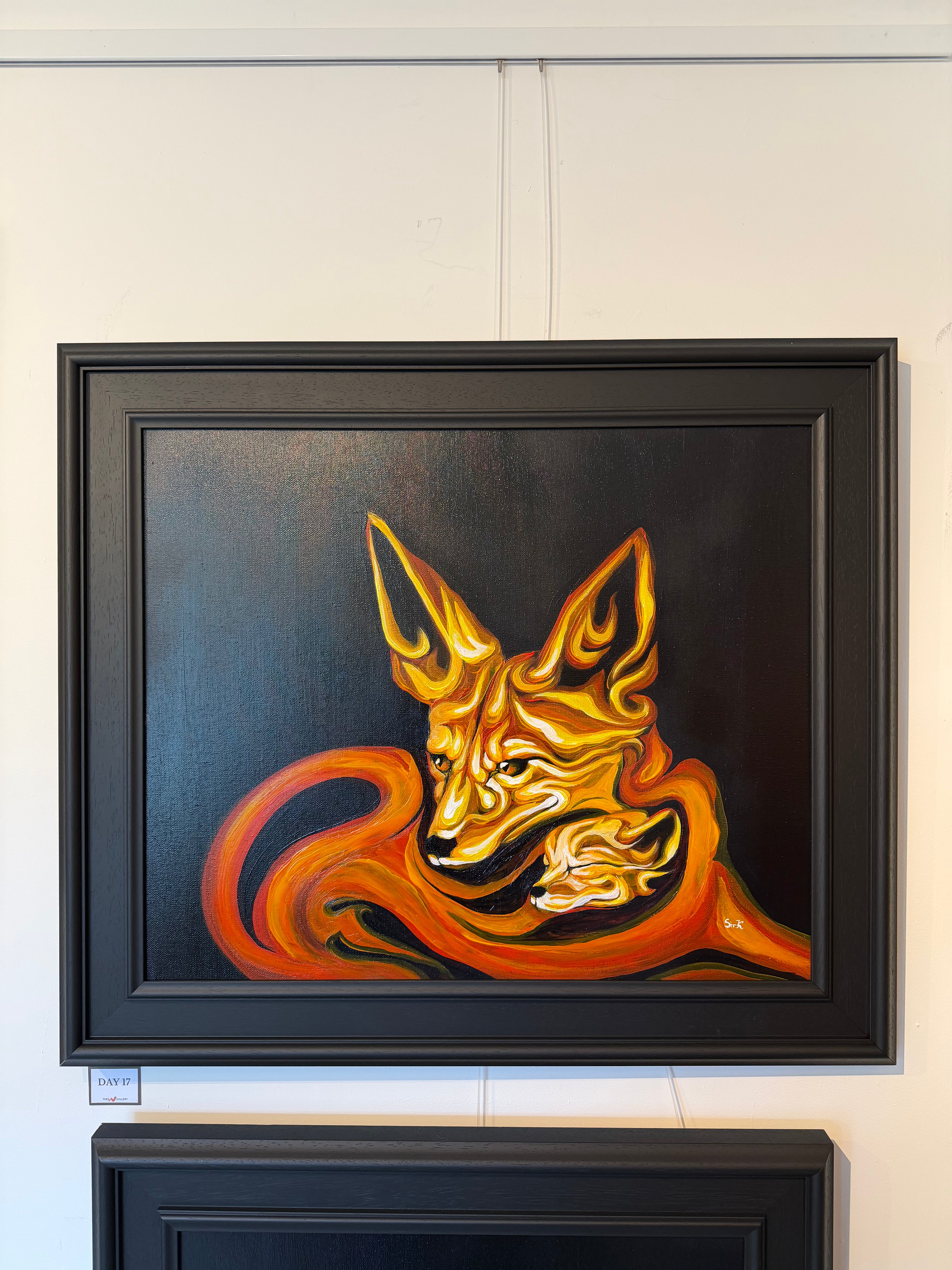 Day 17 Fennec Fox on canvas