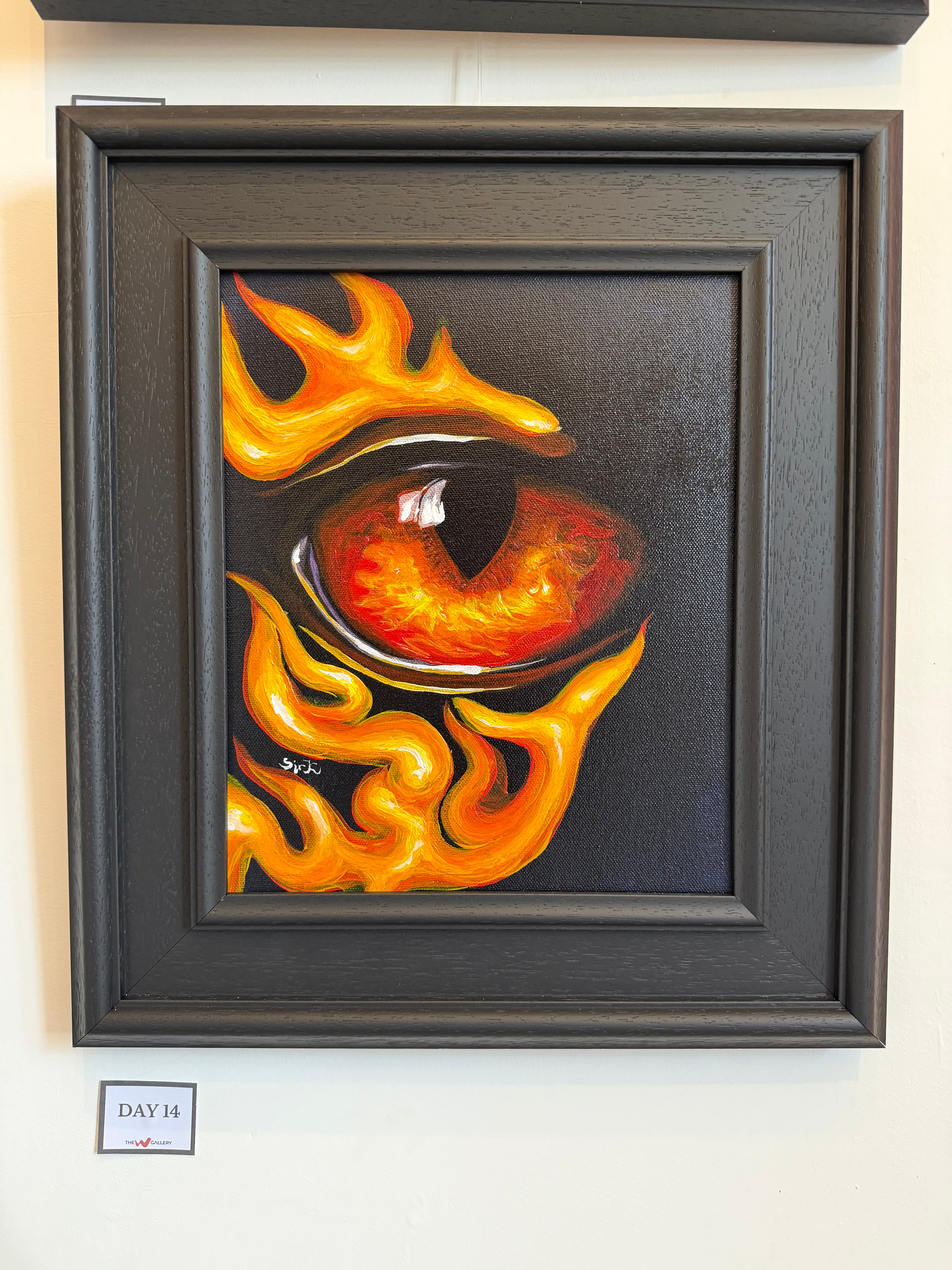 Day 14 Spirit animal on canvas