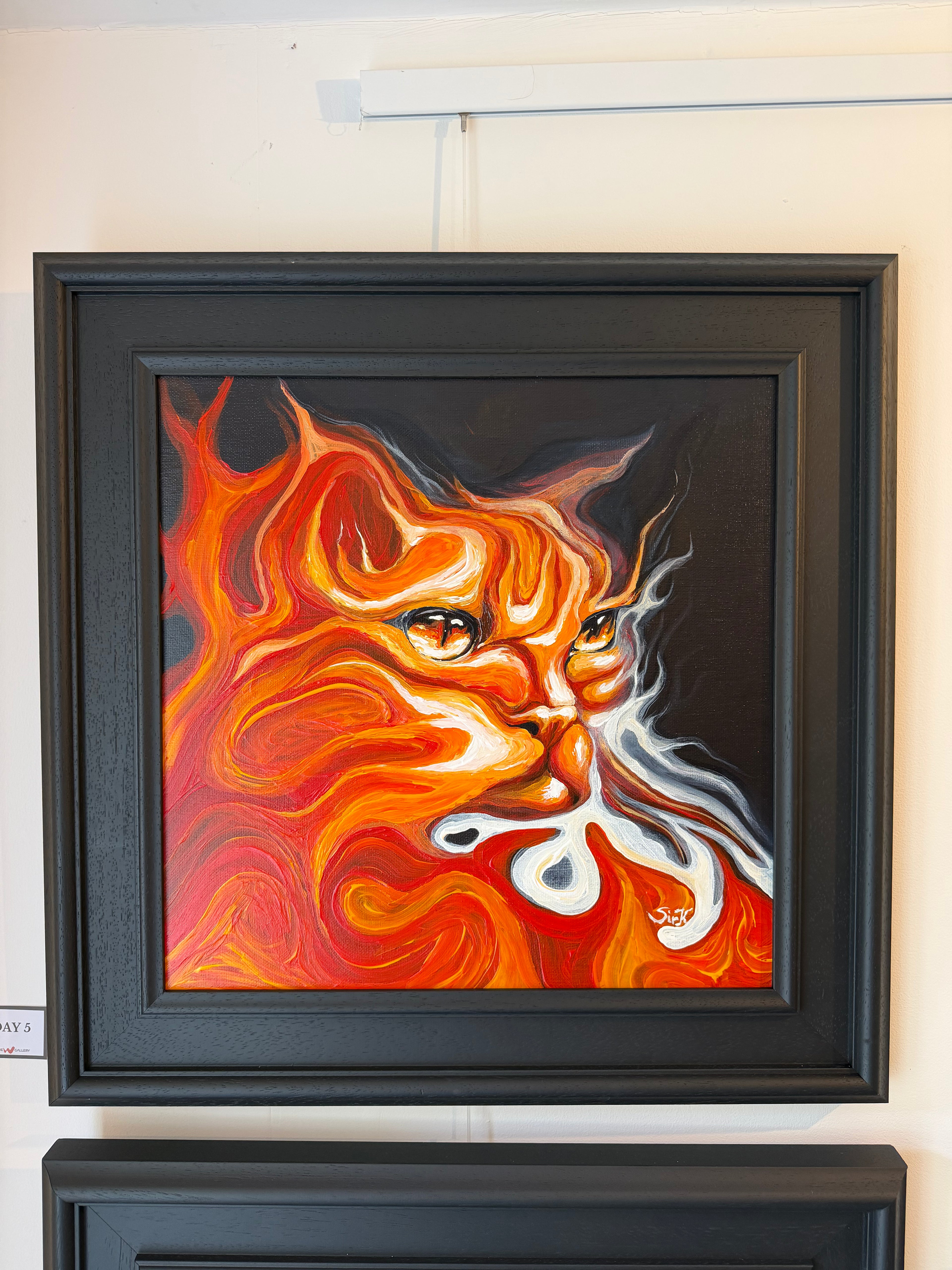 Day 5 Cat on canvas