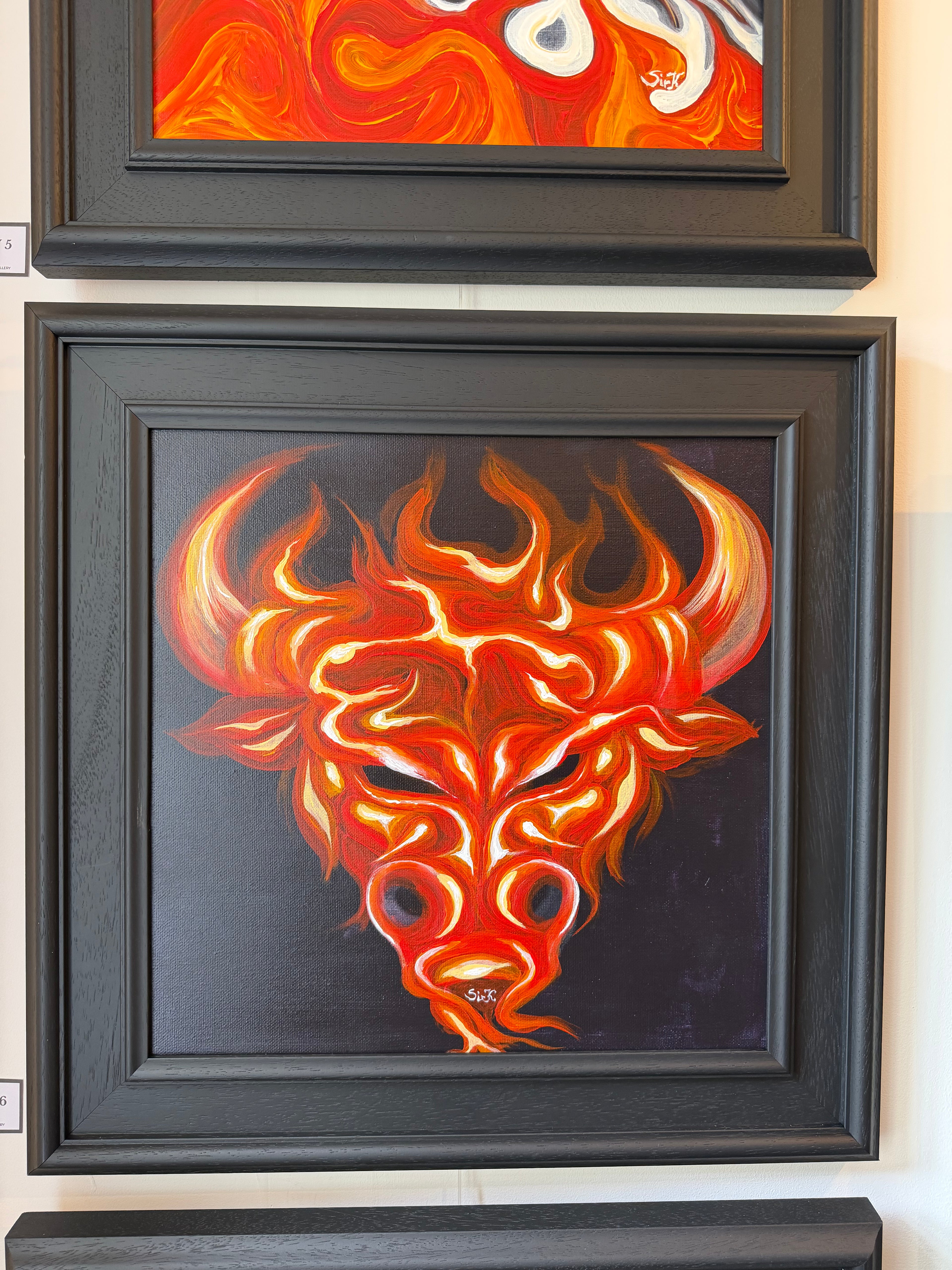 Day 6 Bull on canvas