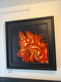 Day 3 Wolf on canvas